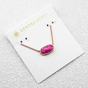 Kendra Scott Fuchsia Shell Necklace